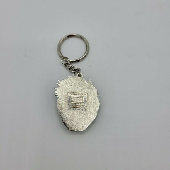 Universal Studios Incredible Hulk Keychain Metal Angry Green Faced Hulk - Picture 2 of 6